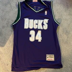 Mitchell and Ness Ray Allen Milwaukee Bucks Jersey